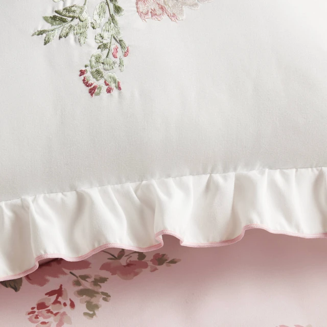Alt view image 6 of 7 - Full Queen Comforter Set, Multicolor Pink, Microfiber, Bedding Sets