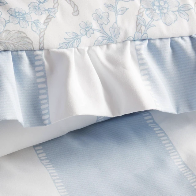 Alt view image 6 of 7 - Full Queen Comforter Set, Blue, Microfiber, Bedding Sets
