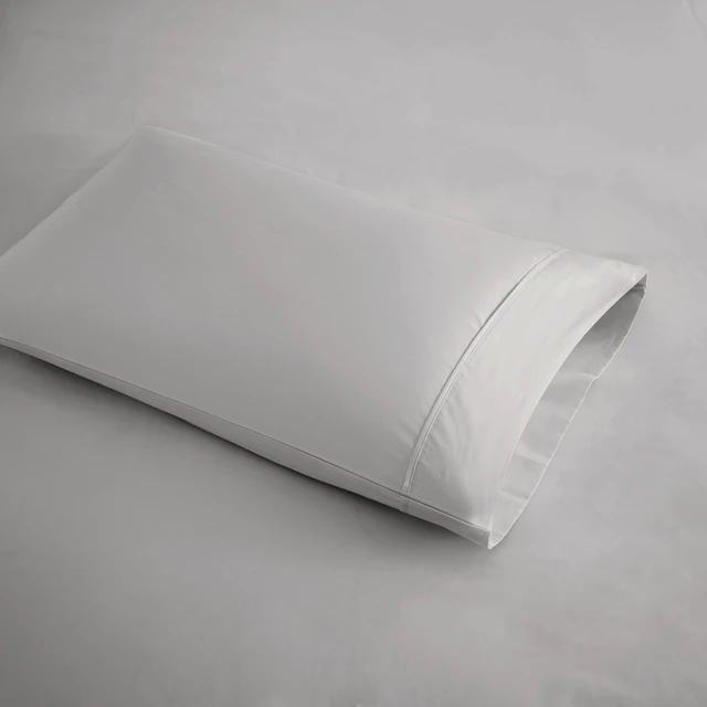 Alt view image 3 of 7 - 4 Piece Cal King Cooling Cotton Blend Sheet Set, Grey, Sheets Pillowcases