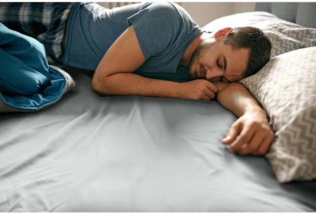 Alt view image 5 of 6 - Twin Microfiber Coolmax Solid Fitted Sheet, Grey, Polyester, Sheets Pillowcases