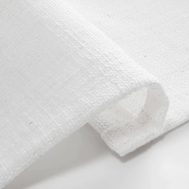 Alt view image 5 of 7 - 34 Polyester Linen Filtering Cordless Roman Shade, White, Curtains