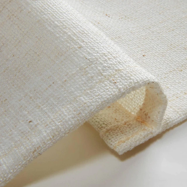 Alt view image 3 of 7 - 31 Polyester Linen Filtering Cordless Roman Shade, Ivory, Curtains