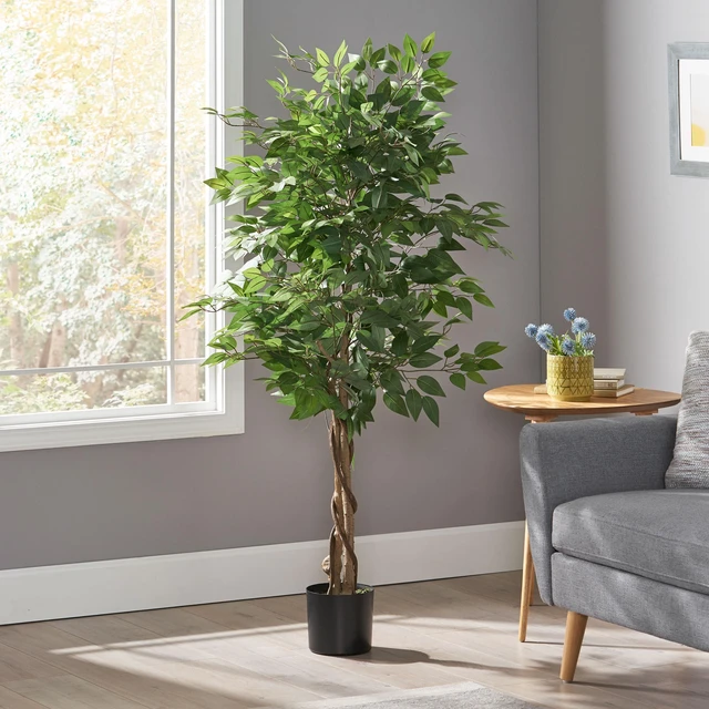 Main image of Artificial Tree, Green, Iron and Plastic, Flowers Plants