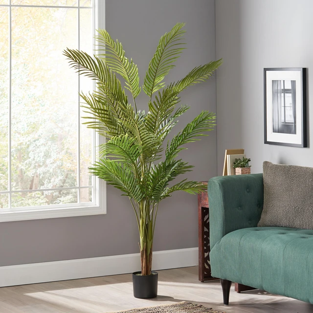 Main image of Artificial Tree, Green, Iron and Plastic, Flowers Plants