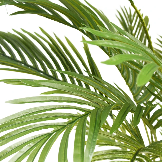 Alt view image 5 of 6 - Artificial Tree, Green, Iron and Plastic, Flowers Plants