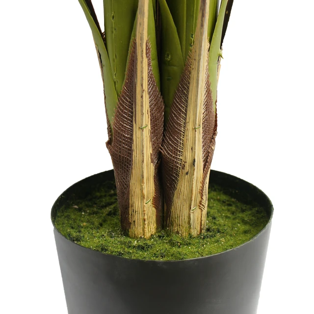 Alt view image 6 of 6 - Artificial Tree, Green, Iron and Plastic, Flowers Plants