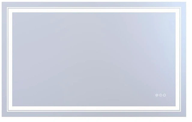 Main image of 48 30 in LED RGB Mirror with RGB Lighting, Defogger and Dimmable Color Temperature Frameless Design ETL Listed, Silver