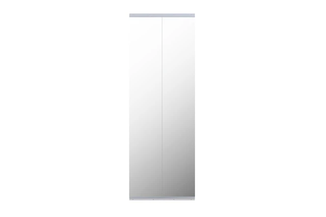 Alt view image 5 of 5 - Inch Yoga Mirror, Frameless Wall Mounted Yoga Mirror, Silver, Tempered Glass and Sheet Metal, Full Length