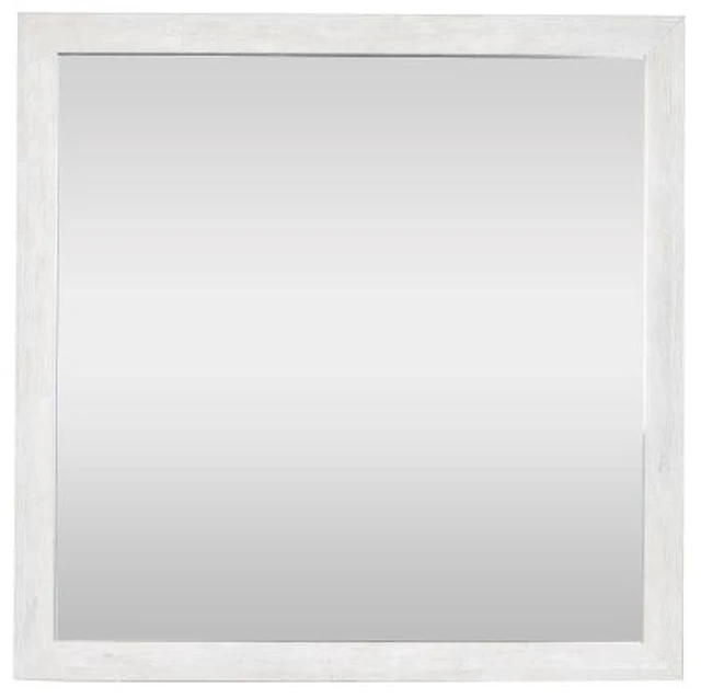 Main image of Square Mirror in Includes Mirror Only Same Inventory, Natural, Wood, Vanity Dresser