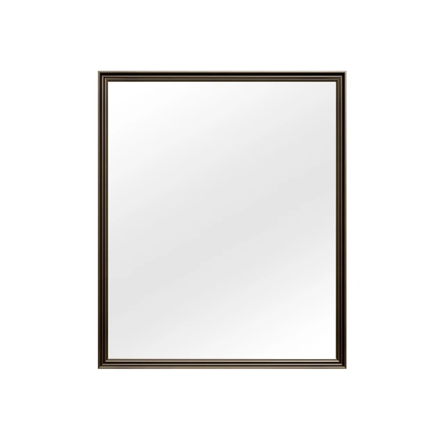 Alt view image 2 of 5 - 30 Rectangle Retro Effect Wall-Mounted Mirror, Copper, Glass