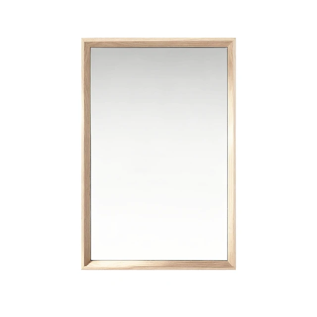 Alt view image 3 of 5 - 20 Rectangle Effect Wall-Mounted Mirror, Wood, Glass
