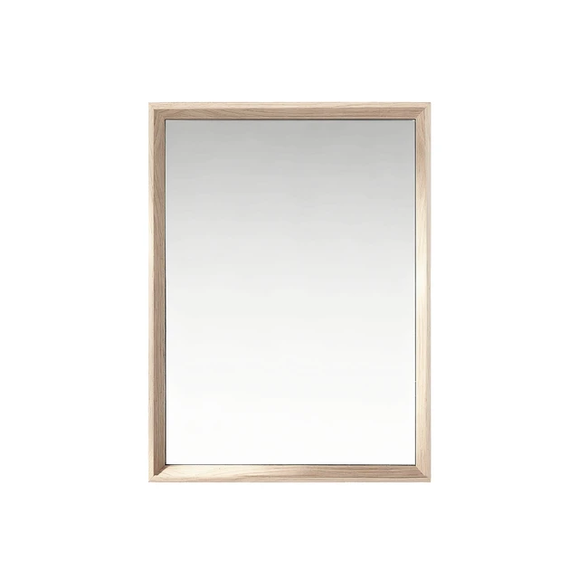 Alt view image 3 of 5 - 24 Rectangle Effect Wall-Mounted Mirror, Wood, Glass