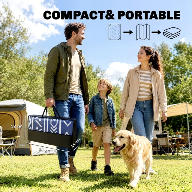 Alt view image 2 of 7 - Outdoor Rug for Patio, 8 Waterproof Large Mat Reversible Plastic Straw Rug for Decor Portable Outside Camping Area