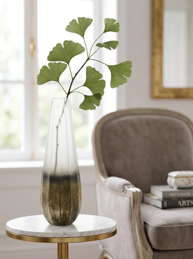 Main image of 20 Inch Glass Vase for Decor, Flower Vase Table Centerpieces, Multicolor, Jars