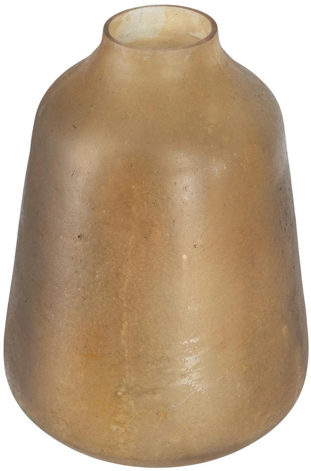Alt view image 4 of 7 - 9 Inch Glass Vase for Decor, Flower Vase Table Centerpieces, Amber, Jars