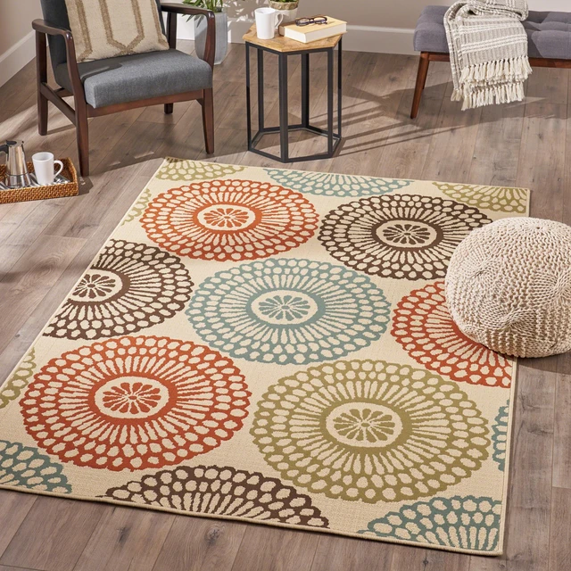 Main image of 5 3 Inch 7 6 Inch Rug, Beige, Polypropylene, Rugs