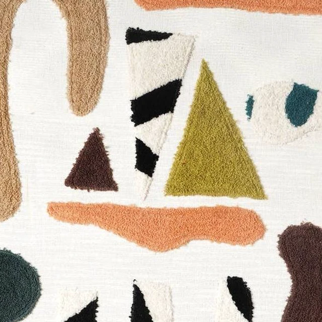 Alt view image 4 of 5 - Organic Impressions Wall Art, Multi, Wood and Fabric, Wall Décor