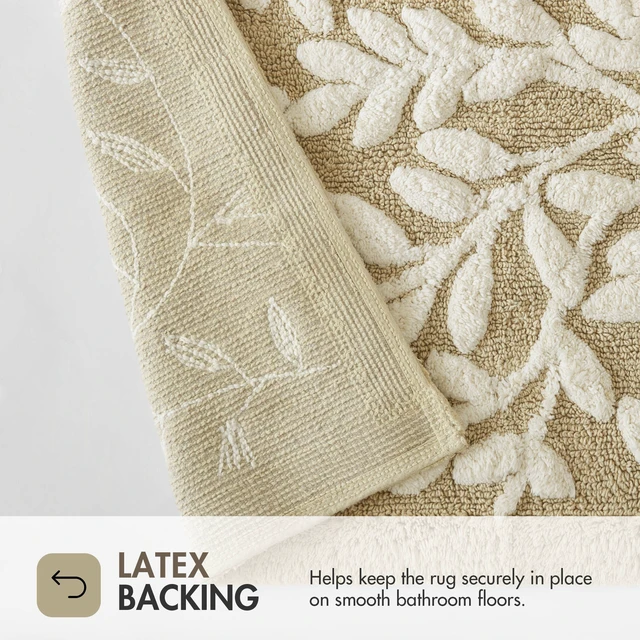 Alt view image 5 of 7 - 25 Inch Cotton Tufted Bath Rug, Natural, Rugs