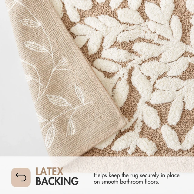 Alt view image 5 of 7 - 21 34 Inch Cotton Tufted Bath Rug, Mushroom, Rugs