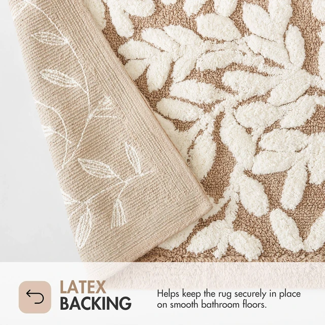 Alt view image 4 of 7 - 25 Inch Cotton Tufted Bath Rug, Mushroom, Rugs