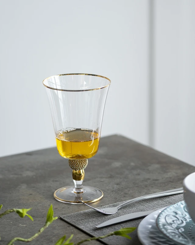 Main image of 4.1 7.5 Inch Goblet with Rim, Set, Clear, Glass