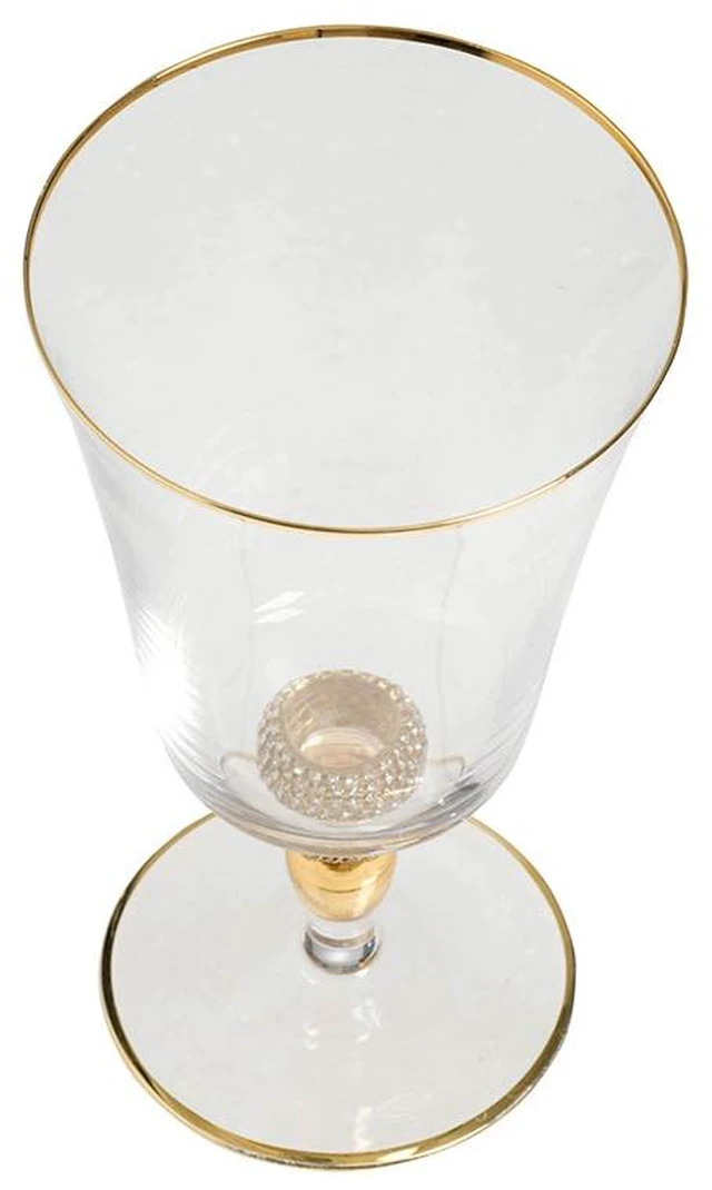 Alt view image 6 of 7 - 4.1 7.5 Inch Goblet with Rim, Set, Clear, Glass