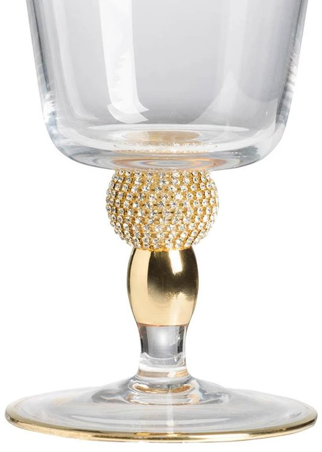 Alt view image 7 of 7 - 4.1 7.5 Inch Goblet with Rim, Set, Clear, Glass