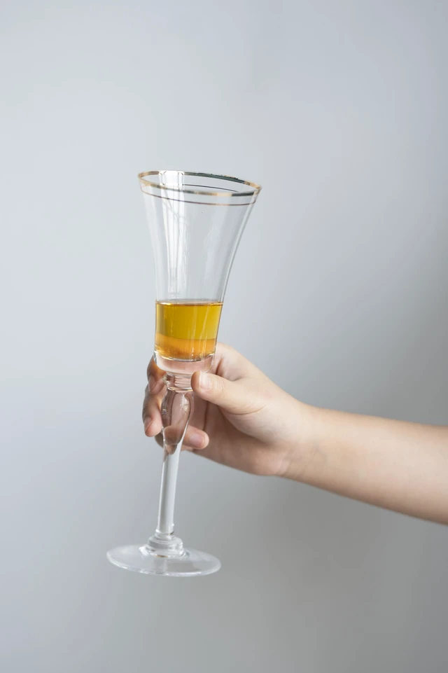 Alt view image 3 of 7 - 9.8 Inch Felicity Flute with Rim, Set 6 oz, Clear, Glass