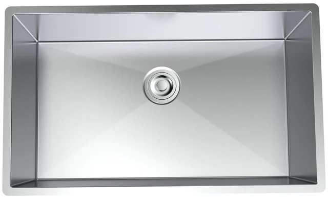 Main image of Undermount Double Bowl Stainless Steel Kitchen Sink, Steel Gray