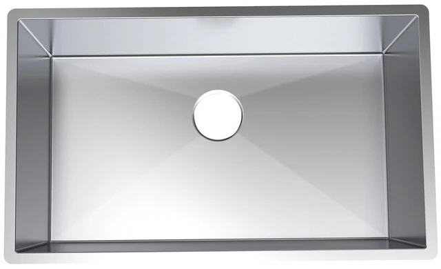 Main image of Undermount Stainless Steel Kitchen Sink, Steel Gray