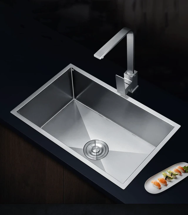 Alt view image 4 of 6 - Undermount Stainless Steel Kitchen Sink, Steel Gray