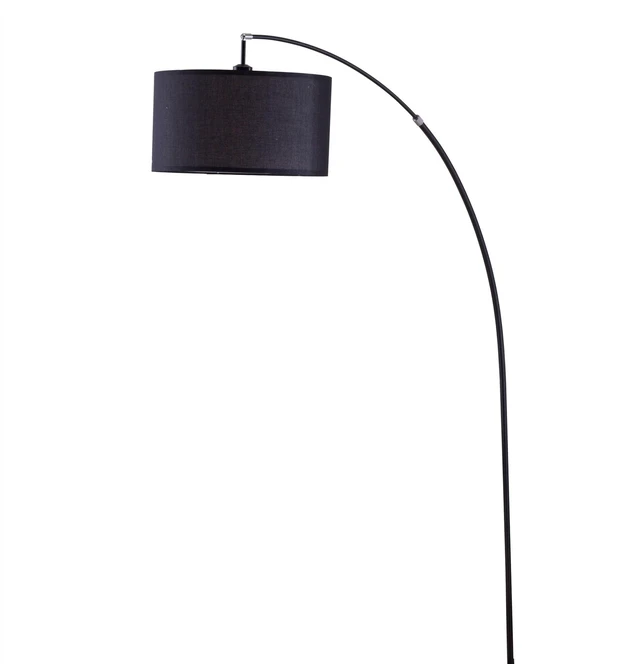 Alt view image 5 of 5 - 86 Inch Tall Metal Floor Arc Lamp Bella, Black, Lighting Lamps