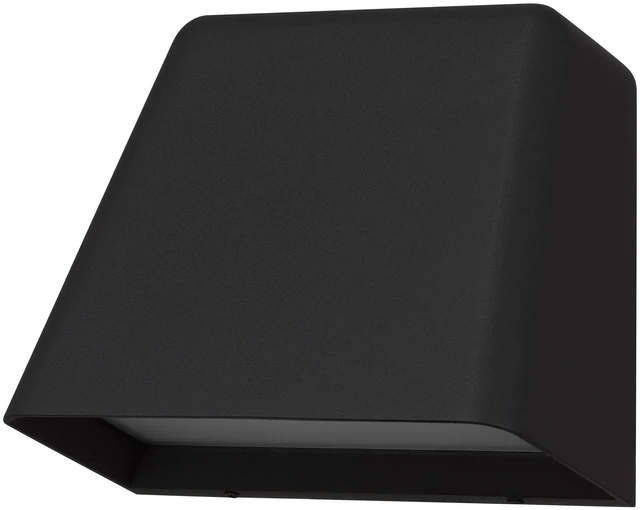 Alt view image 2 of 5 - 5.5 Inch Sand LED Wall Sconce, Black, Steel, Outdoor Lighting