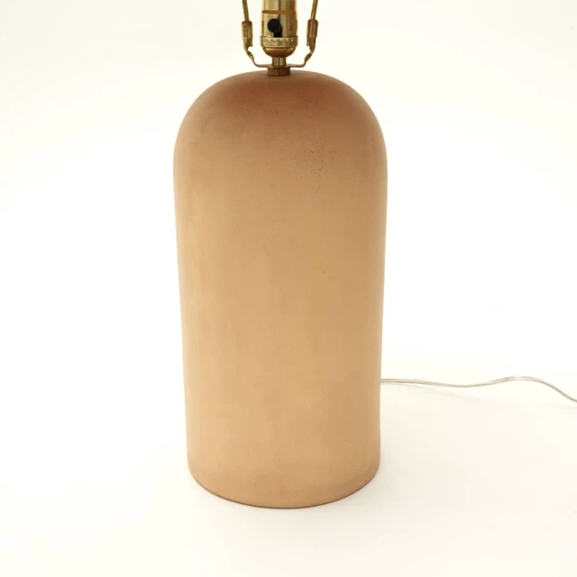 Alt view image 6 of 6 - Decorative Ceramic Table Lamp for Living Bedroom-Tabletop 13, Beige, Lighting Lamps