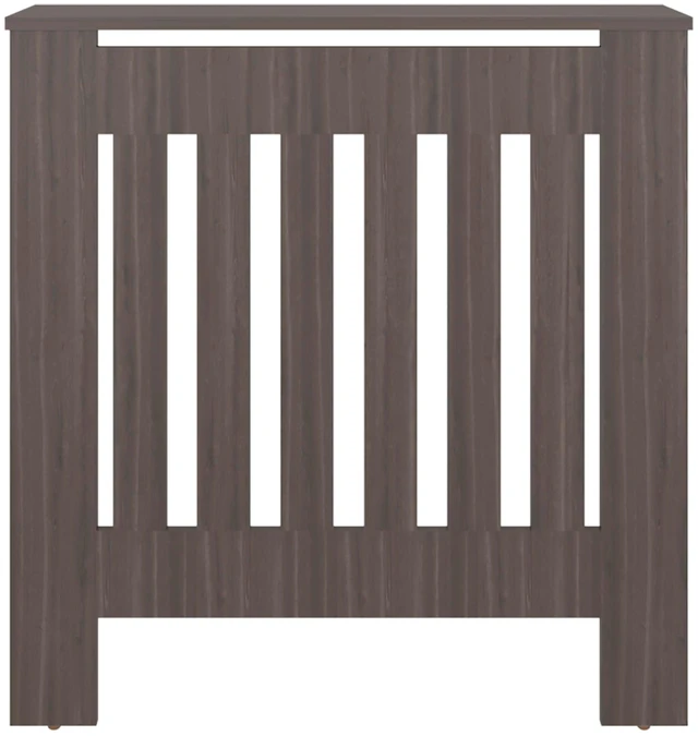 Alt view image 3 of 6 - Radiator Cover with Storage, Walnut, Particle Board