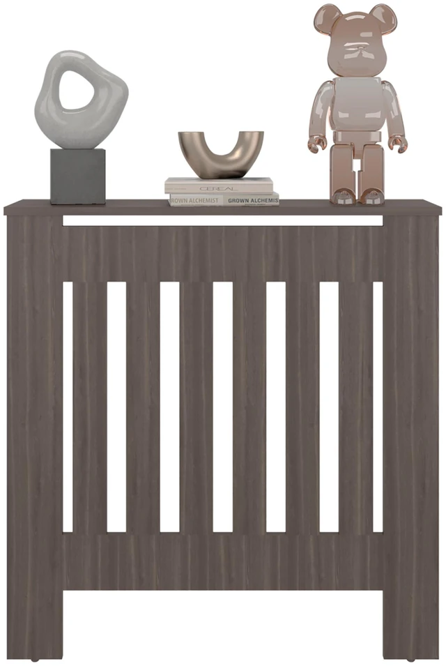 Alt view image 4 of 6 - Radiator Cover with Storage, Walnut, Particle Board