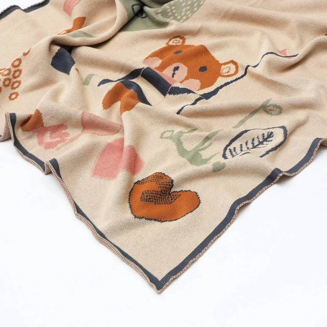 Alt view image 7 of 7 - Children Playmat Bear with Balloon, Multi, Cotton