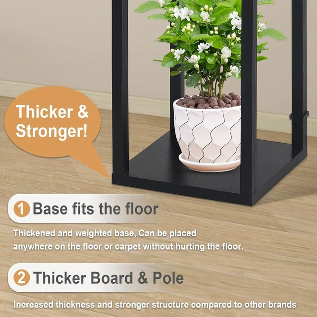 Alt view image 7 of 7 - Floor Lamp with Shelves, Corner Floor Lamps for Living with LED Bulb and Double Shades Rattan Standing for Shelf Tall