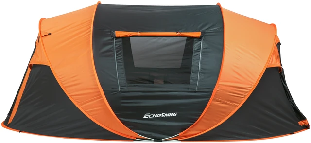 Alt view image 2 of 5 - 5 to 8 Person Pop-Up Camping Boat Tent, White Rose Gold, Polyethylene