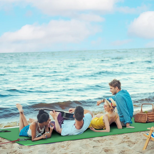 Alt view image 3 of 7 - 9 Lily Pad Floating Mat for Lake, Layer Tear Resistant Xpe Foam Water Mat for Adults Floating Water Pad for Lake Pool
