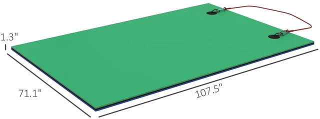 Alt view image 7 of 7 - 9 Lily Pad Floating Mat for Lake, Layer Tear Resistant Xpe Foam Water Mat for Adults Floating Water Pad for Lake Pool