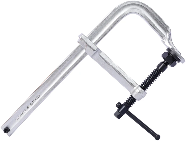 Alt view image 2 of 7 - Heavy Duty Clamp, Removable Swivel Pad Throat Clamp 5 Heavy Duty Bar for Welding, Silver, Steel