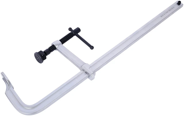 Alt view image 3 of 7 - Heavy Duty Clamp, Removable Swivel Pad Throat Clamp 5 Heavy Duty Bar for Welding 2 pcs Pack, Silver, Steel