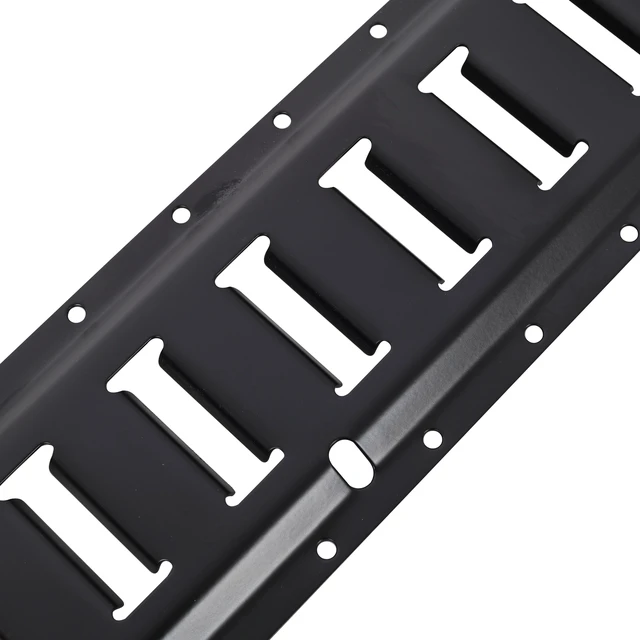 Alt view image 4 of 7 - 4 ft Track Tie Down Rail Kit, Indoor Track 4 Pack for Vans Trailers Motorcycle Tie Downs Atv Mountings 8 Steel Ring