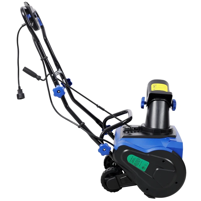 Alt view image 5 of 7 - 20 Inch Corded Electric Snow Thrower, 15 amp Motor Throwing Distance ETL Certificate, Black Blue, Plastic