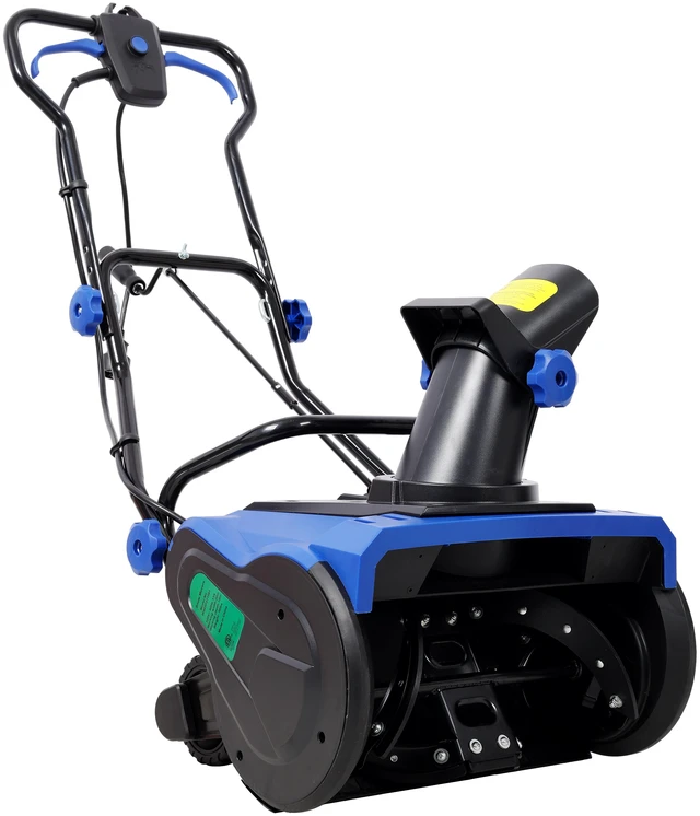 Main image of 20 Inch Corded Electric Snow Thrower, 15 amp Motor Throwing Distance ETL Certificate, Black Blue, Plastic