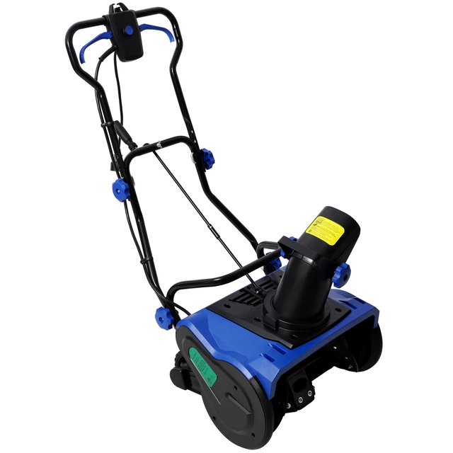 Alt view image 3 of 7 - 20 Inch Corded Electric Snow Thrower, 15 amp Motor Throwing Distance ETL Certificate, Black Blue, Plastic