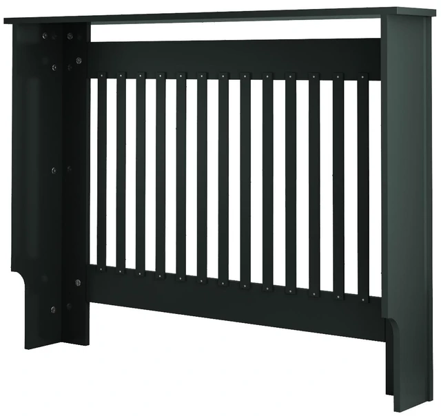 Alt view image 6 of 7 - Radiator Cover Cabinet, Decorative Heater Protector MDF Construction with Water Based Lacquer Finish Safety Guard