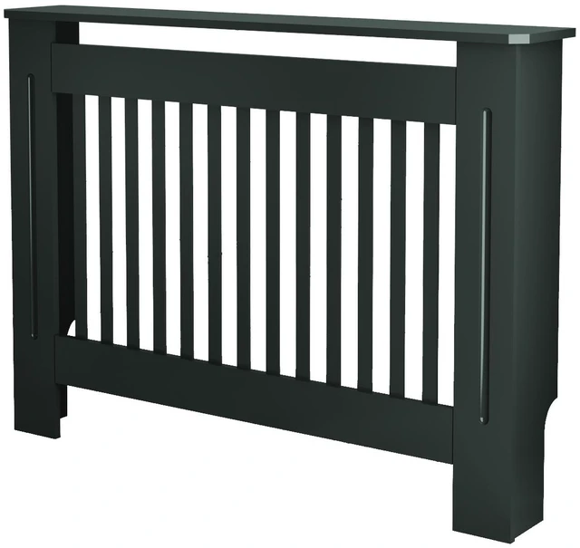 Alt view image 3 of 7 - Radiator Cover Cabinet, Decorative Heater Protector MDF Construction with Water Based Lacquer Finish Safety Guard