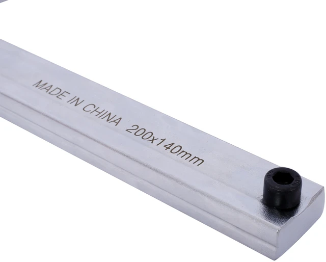 Alt view image 7 of 7 - Heavy Duty Clamp, Removable Swivel Pad Throat Clamp 5 Heavy Duty Bar for Welding, Silver, Steel